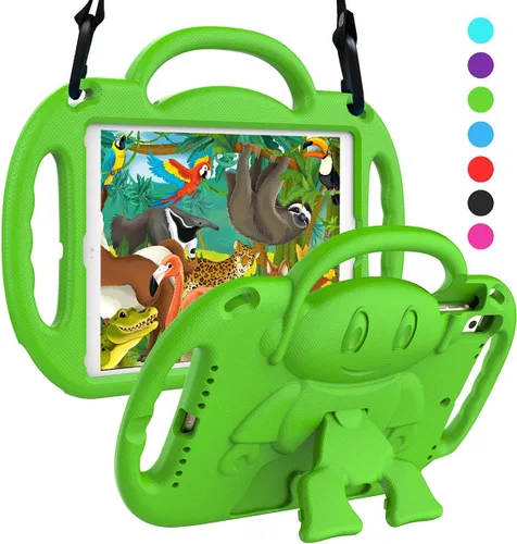 Miniatura 14 de SUPLIK Funda para niños para iPad de 5ª/6ª generación (9.7 pulgadas, 2017/2018), iPad Air 1 y Air 2 y Pro 9.7 Funda para niños con correa