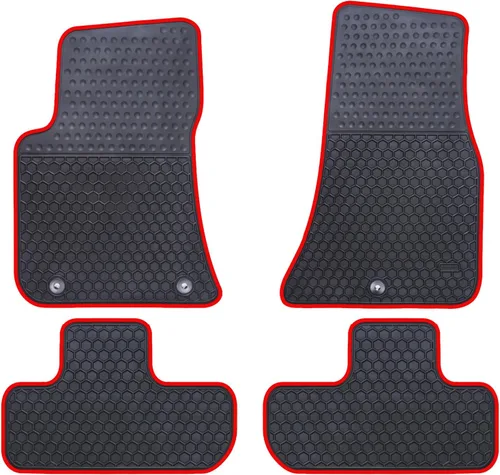 Alfombrillas de coche personalizadas para Dodge Challenger RWD (no se ajustan perfectamente a AWD) 2023 2022 2021 2020 2019 2018 2017 2016 2015 goma