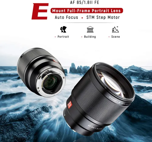 Miniatura 2 de VILTROX 85mm F1.8 Mark II lente de enfoque automático de fotograma completo para Sony E Mount, lente de telefoto medio de apertura grande STM