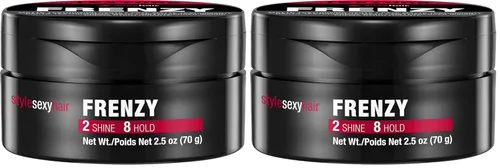 Miniatura 8 de SexyHair Style Frenzy - Pasta texturizante mate, 2.5 onzas, plenitud, textura y definición, ayuda a crear volumen Semi-mate