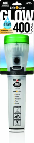 Miniatura 2 de Vida Gear linterna LED 4 en 1 multimodo 30 lúmenes, mango brillante y compartimento de almacenamiento, color azul. Verde