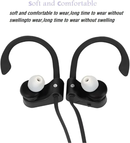 Miniatura 6 de Puntas de repuesto para auriculares, puntas de silicona para los oídos, aptos para agujeros interiores de 0.150 in a 0.201 in, 9 pares S/M/L blanco