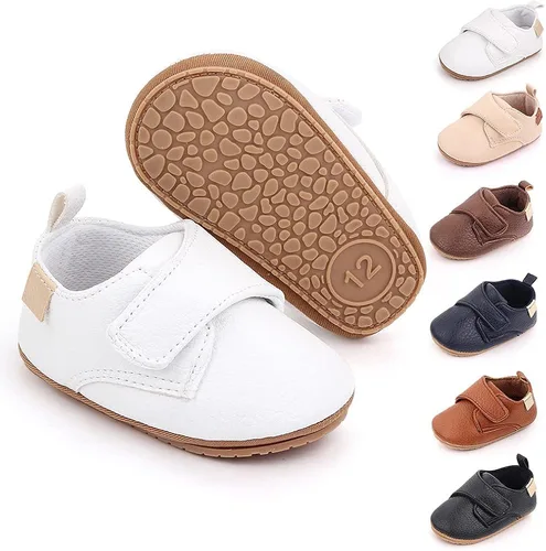 Meckior Mocasines clásicos de piel sintética para niños y niñas zapatos de vestir Oxford para niños y niñas zapatos de vestir planos para caminar en