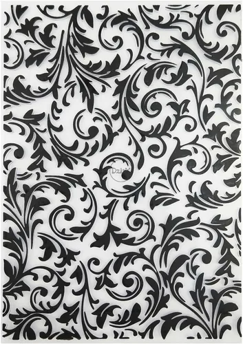 Miniatura 20 de DzIxY Carpetas de plástico con estampado de flores de peonía vintage para hacer tarjetas, suministros de papel de bricolaje 3D, plantillas de 1