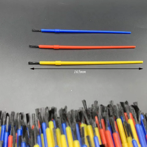 Miniatura 3 de Juego de 150 pinceles de pintura de plástico, pinceles de pintura acrílica, pinceles de acuarela, kit de pintura de detalles coloridos, suministros