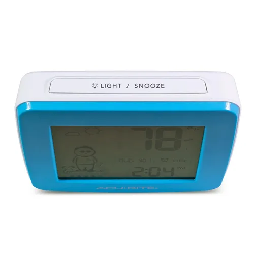 Miniatura 9 de AcuRite Estación meteorológica What-to-Wear con reloj despertador, hora, fecha y sensor inalámbrico para exteriores para pronóstico hiperlocal