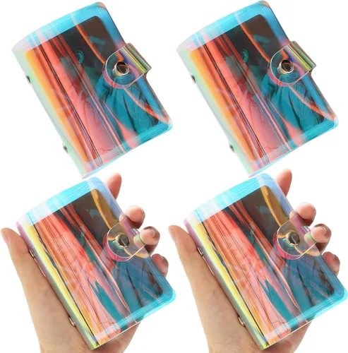 Miniatura 10 de Álbum de fotos holográfico pequeño de 2 x 3 pulgadas, compatible con Fujifilm Instax Mini Film/Polaroid Film/Kpop Photocard Tarjeta de crédito