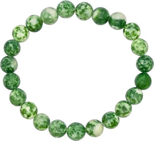 Miniatura 111 de Amazing Gemstone Pulsera de cristal para mujeres y hombres, pulsera de cristal curativo de protección, pulsera elástica con cuentas de piedras