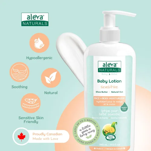 Miniatura 6 de Aleva Naturals Hidratante calmante diario Para piel seca sensible Loción facial y corporal Hecho con ingredientes naturales y orgánicos