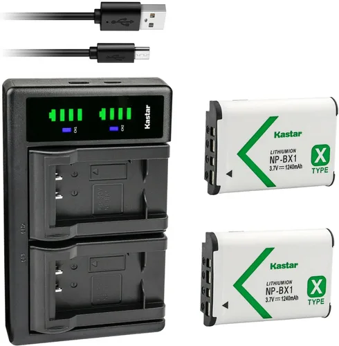 Miniatura 5 de Kastar Cargador de batería USB NP-BX1 LTD2 para cámara Sony Vlog ZV-1, Cyber-Shot DSC-H400, Cyber-Shot DSC-HX300, Cyber-Shot DSC-HX400, Cyber-Shot