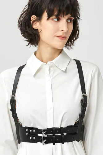 Miniatura 2 de Coucoland Cinturón gótico punk - Tirantes para mujer, cinturón steampunk, cinturón gótico para mujer, cintura punk