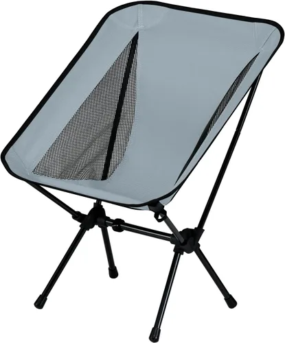 Miniatura 11 de Silla de camping compacta esencial ligera y portátil, resistente con marco X, capacidad de 265 libras, plegable con bolsa de transporte, Rojo Marte