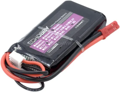 Miniatura 6 de 7.4V 2S 600mAh 45C LiPo Batería JST Plug para RC Modelo Avión Helicóptero Multirotor FPV Drone RC Quadcopter
