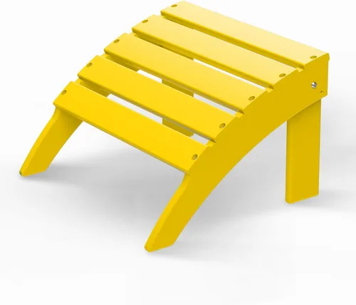 Miniatura 24 de GREENVINES Adirondack-Ottoman Juego de 2 Plástico HDPE Reposapiés para exteriores Todo tipo de clima Reposapiés Taburete para pies