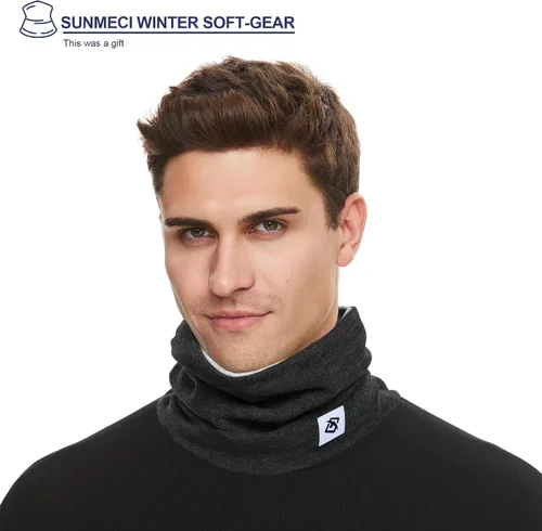 Miniatura 7 de SUNMECI Máscara de forro polar resistente al viento para el cuello, para clima frío