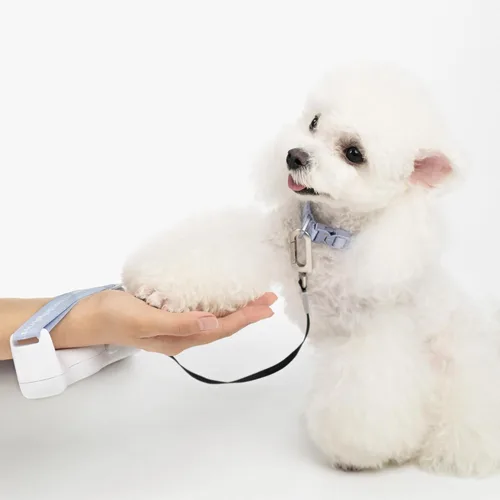 Miniatura 8 de Correa retráctil para perro de 5.6 pies, ajustable, suave, manos libres, correa retráctil de freno rápido con una sola mano para perros pequeños