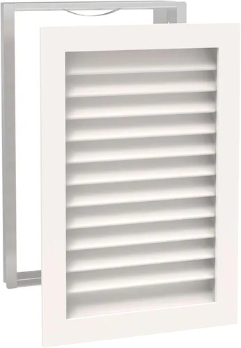Miniatura 17 de Worth Home Products - Rejilla de retorno vertical de AC de 10 pulgadas de ancho x 20 pulgadas de alto x 3 pulgadas de profundidad para paredes