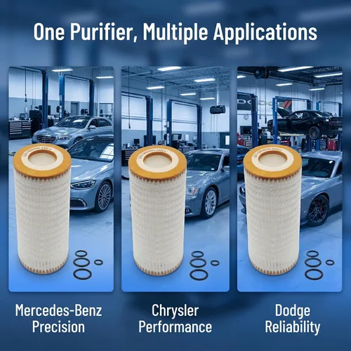Miniatura 4 de Filtro de aceite AMCC compatible con M272, M273, M112, M113, reemplaza: 0001802609 Compatible con Mercedes-Benz C230/240/250/280/300/32