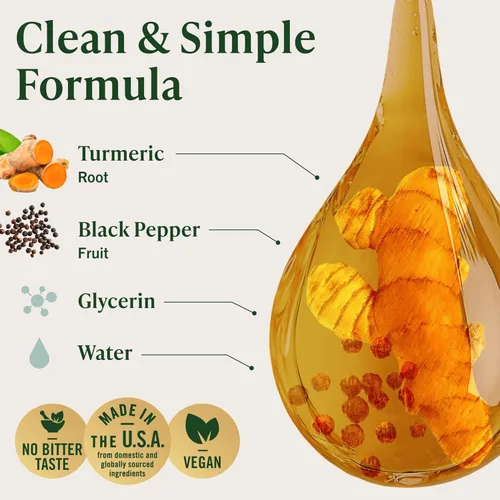 Miniatura 7 de HERBAMAMA Suplemento de curcumina de cúrcuma – Cúrcuma con pimienta negra – Vegano, sin OMG, sin alcohol y azúcar, suministro para 28 días