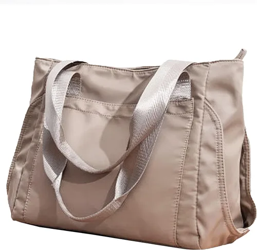 Manfnee Bolso de mano de nylon para las mujeres Waterpoof Bolso de hombro multifunción de viaje Bolsas de mensajero de trabajo