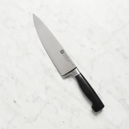 Miniatura 6 de ZWILLING - Cuchillo de chef alemán afilado de cuatro estrellas de 8 pulgadas, fabricado en una fábrica alemana propiedad de la empresa con acero
