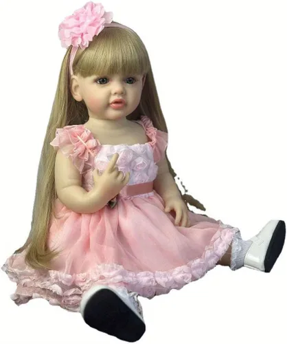 Miniatura 8 de 20 pulgadas dormido bebé Reborn 3D pintura piel con venas visibles cuerpo muñeca de tela, vinilo suave juguete de niña recién nacida como un Muñeca