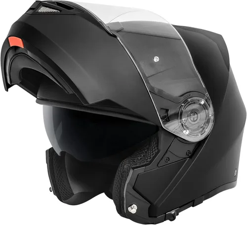 Miniatura 14 de VCAN VX28 Casco modular de motocicleta abatible de cara completa, aprobado por DOT, almohadilla Coolmax para mejillas y listo para OTG