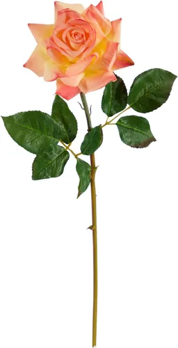 Miniatura 4 de Nearly Natural Flor artificial rosa de 20 pulgadas (juego de 6)