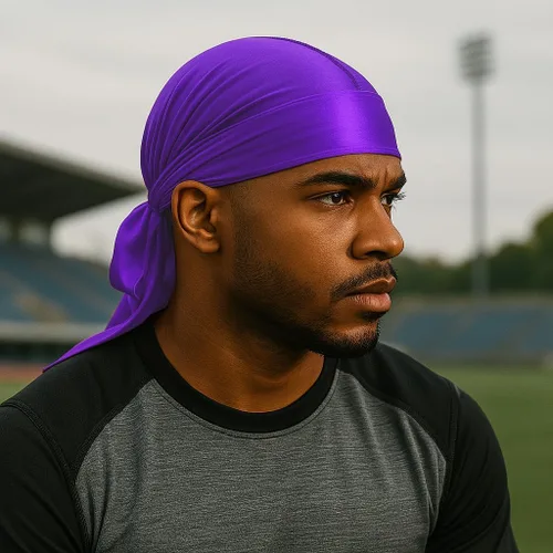 Miniatura 21 de Premium Durag Pack for Men, Silky Doo Rag for 360 540 720 Waves