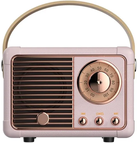 Miniatura 7 de Altavoz Bluetooth retro, altavoz Bluetooth inalámbrico, lindo estilo antiguo para cocina, dormitorio, oficina, fiesta, al aire libre, altavoz