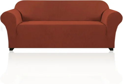 Miniatura 72 de PrinceDeco Funda elástica para sofá de 3 cojines, protector de muebles con parte inferior elástica antideslizante, apta para perros