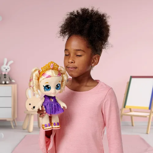 Miniatura 7 de Kindi Kids Scented Sisters - Muñeca de juego preescolar de 10 pulgadas - Tiara Sparkles