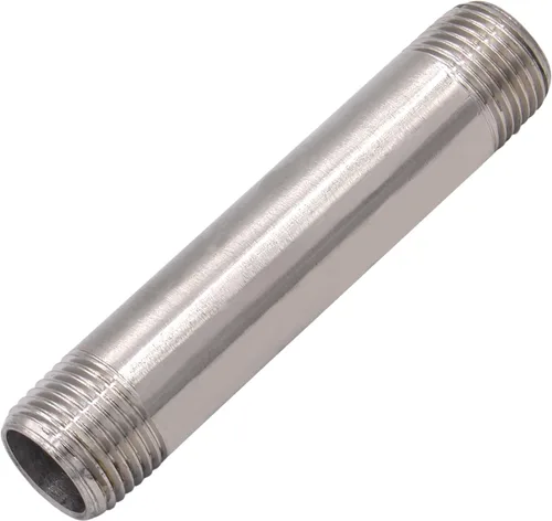 Miniatura 3 de 1/2" X 1/2" NPT Macho NPT Acero Inoxidable 304 Acoplamiento De Tubo De Acoplamiento De Acoplamiento De Tubo De Montaje 4" Longitud