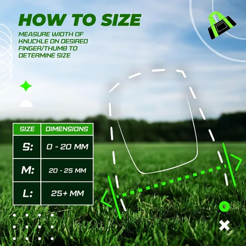 Miniatura 7 de JerkFit NUBS - Caddies para dedos (par) – Mangas duraderas para pulgar y dedos para evitar ampollas de golf, guantes de golf cómodos y cinta Negro