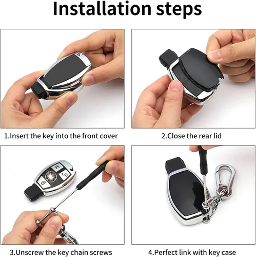 Miniatura 7 de Hermosa funda de TPU suave para llaves inteligentes de coche adecuada para Mercedes benz CLS CLA CLK G GL R SLK AMG A B C CL S SL M ML Class Auto