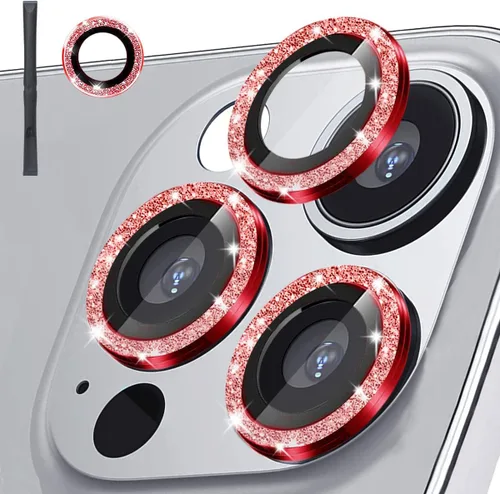 [3+1] Compatible con iPhone 15 Pro y iPhone 15 Pro Max, protector de lente de cámara de vidrio templado 9H, anillo individual de metal, cobertura