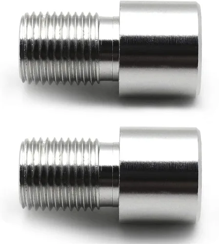 Miniatura 6 de Adaptador de espejo de extremo de barra M6 hembra en el sentido de las agujas del reloj compatible con FZ 07 09 XSR900 SMAX [P/N: MT325-003 X2-SR]