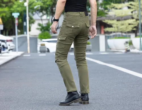 Miniatura 6 de CTBQiTom Pantalones de motocicleta para hombres Jeans elásticos de montar con armadura CE Nivel 2 Pantalones para desplazamientos urbanos