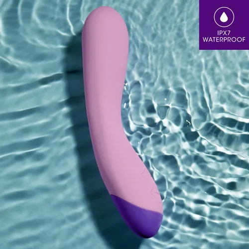 Miniatura 4 de Blush Wellness - Vibrador de punto G curva G de 8 pulgadas, varita de placer suave de silicona ultra suave, estimulador de clítoris y vaginal