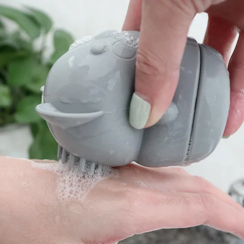 Miniatura 6 de Ginbear Juguetes de baño de silicona para bebés, no tóxicos, sin moho, juguetes de bañera para niños de 6 meses en adelante, paquete de 4