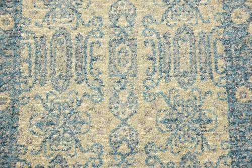 Miniatura 8 de Unique Loom Salzburg Collection - Alfombra clásica de diseño tradicional de inspiración oriental, 2 x 3 pies, color beige y azul