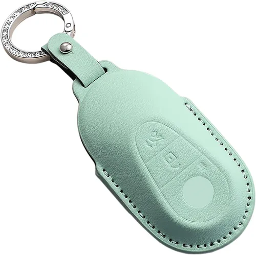 Miniatura 31 de para Mercedes-Benz Funda para llavero, Funda para llavero Mercedes C E M S CLS CLK GLK GLC G AMG Accesorios para llavero de cuero Funda protectora
