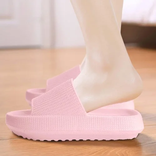 Miniatura 6 de Sandalias de nube para niños, niñas, niños, pantuflas de ducha y baño, cómodas pantuflas antideslizantes de suela gruesa para verano, zapatos