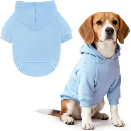 Miniatura 11 de Idepet Sudaderas con capucha para mascotas perros, ropa para perros pequeños, chaleco para chihuahua, abrigo cálido, chaqueta de otoño, conjuntos