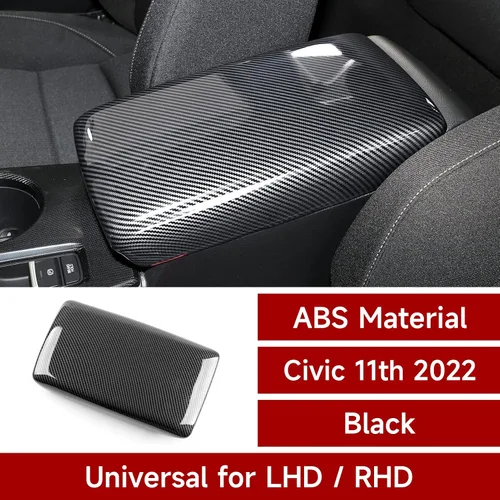 Miniatura 2 de Calcomanías de Cubierta para Caja de Reposabrazos Central de Automóvil para Honda Civic 2022 2023 2024 2025 Accesorios de 11ª Generación Pegatinas