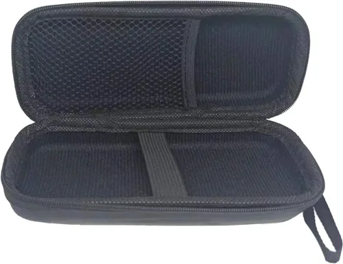 Miniatura 7 de INVODA Estuche rígido para afeitadora de acabado táctil impecable cuerpo recargable para mujer, afeitadora y recortadora de viaje, bolsa protectora