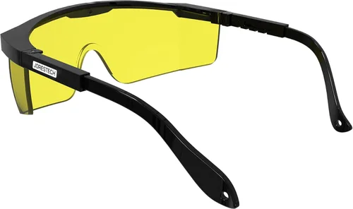 Miniatura 3 de JORESTECH Gafas de seguridad rectangulares enmarcadas de seguridad con protectores laterales para protección de alto impacto (1 par)