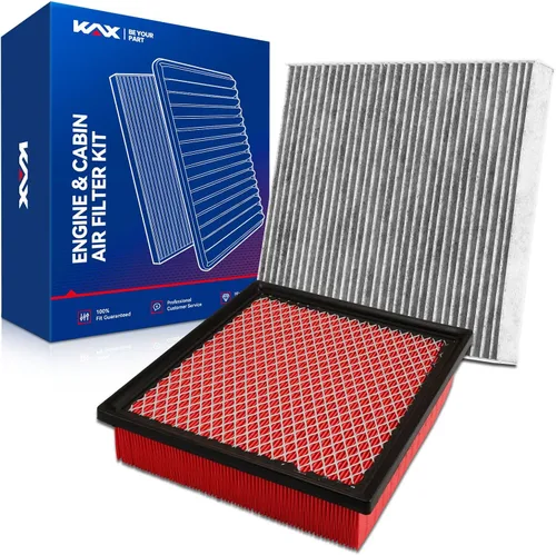 Miniatura 49 de KAX Kit de filtro de aire de motor y cabina, repuesto para Nissan Altima 2002-2006, Sentra 2000-2006, Murano 03-07, Maxima 2004-2008; INFINITI G35