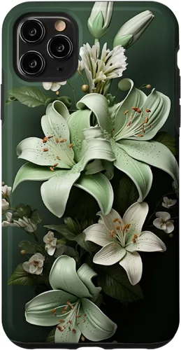 Miniatura 13 de Funda para iPhone 12 mini Sage green Wildflower Aesthetic Flower