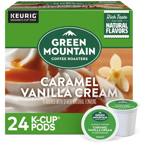Miniatura 74 de Green Mountain Coffee Selecciones Estacionales de Café Galleta de Canela y Azúcar por Servicio Keurig K-Cup Pods, Café Tueste Claro, 12
